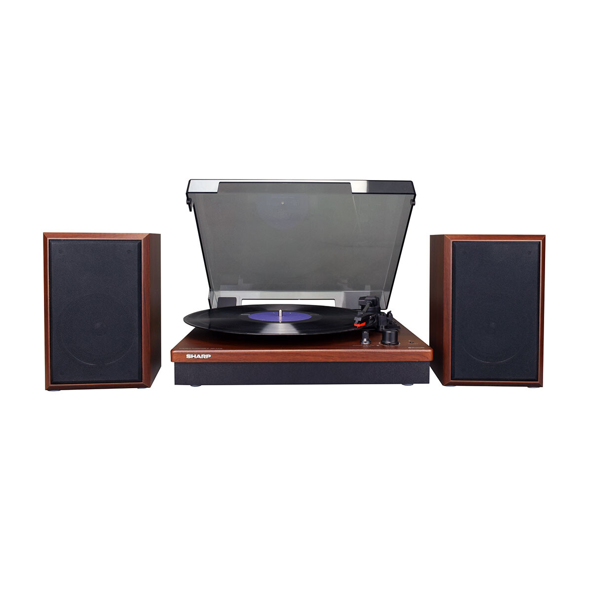Bandeja De Vinilo Sharp Rptt70 Marron C/ Parlantes 