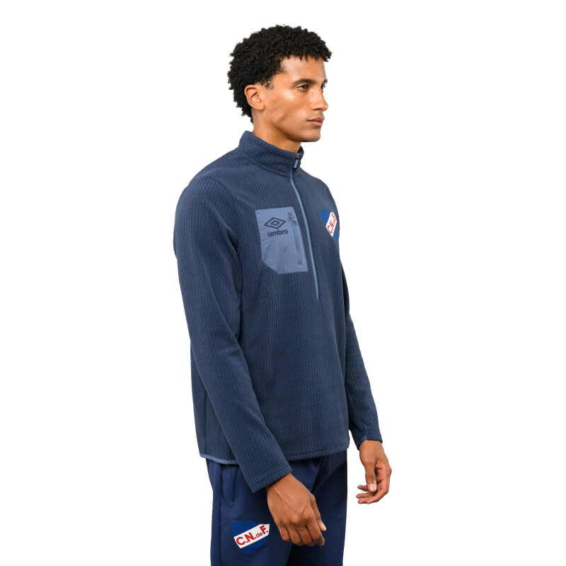 Buzo Medio Cierre Umbro Frontier Hombre NU143115 Azul