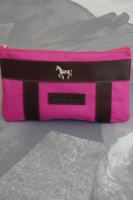Sobre Cartuchera Mustang Chocolate / Fucsia