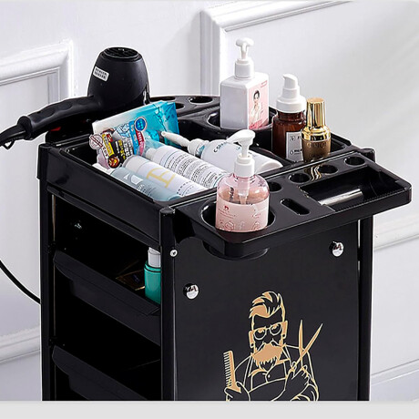 Carrito Organizador para Barbería Peluquería 5 Niveles 001