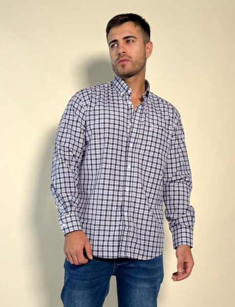 Camisa a cuadros Thot Azul