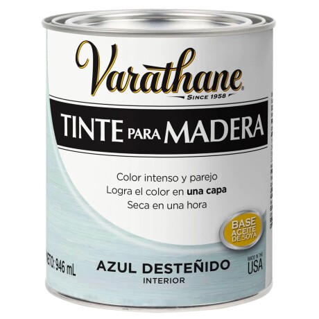 Tinte para Madera 0.946L Varathane Azul Desteñido
