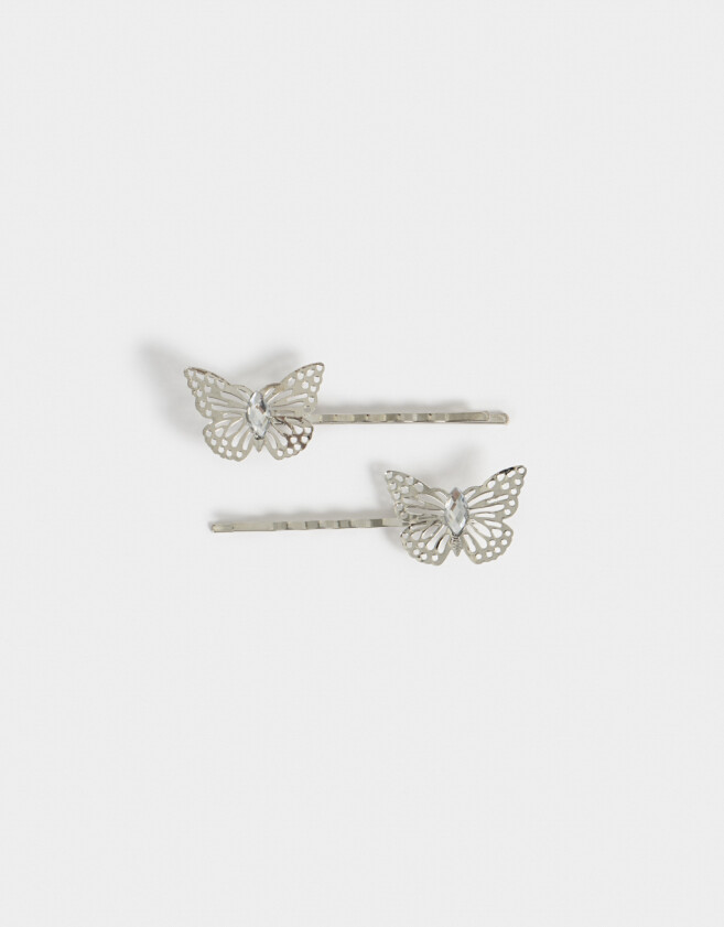 Horquillas Set Mariposa Set De Horquillas - Combinacion Bicolor