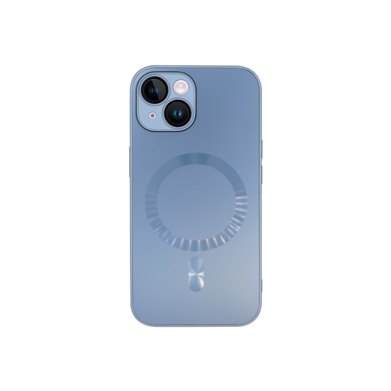 Protector iPhone 13/14 color azul con MagSafe Protector Iphone 13/14 Color Azul Con Magsafe