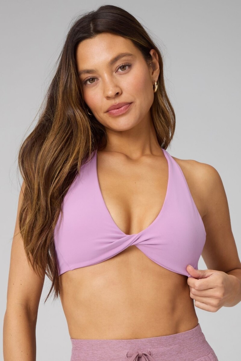 Top Pureluxe Plunge Low Impact Bra Mujer - Deja Vu 