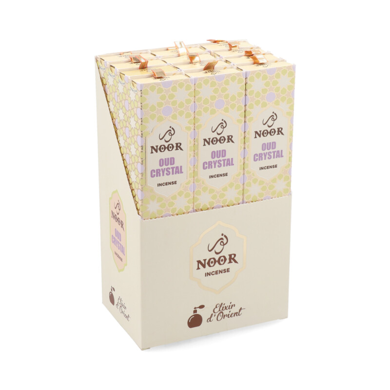 INCIENSO HARI DARSHAN NOOR CAJA X12 Noor Oud Crystal