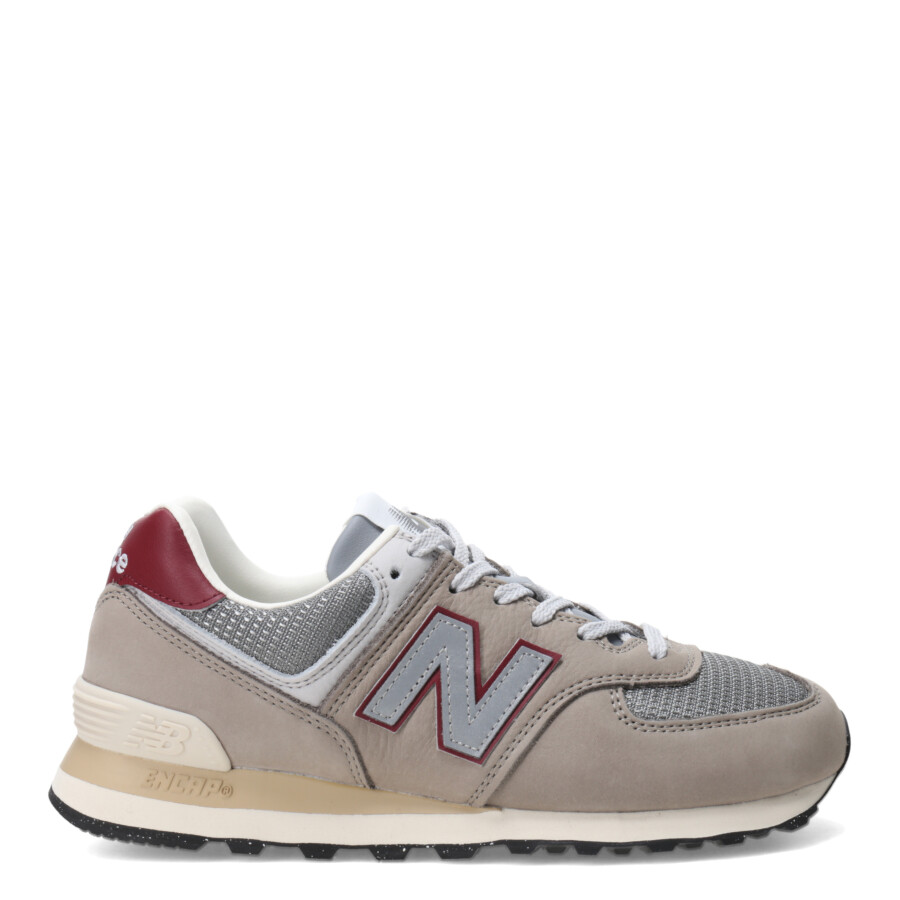 Championes de Hombre New Balance Classics Traditionnels Gris - Bordo