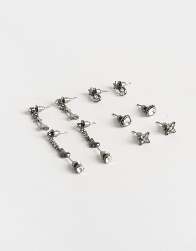 Aros Sets Con strass Set De Aros Con Strass - Dorado