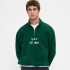 J - EST1969 LOGO HALF ZIP DRAWSTRING EVERGREEN 585