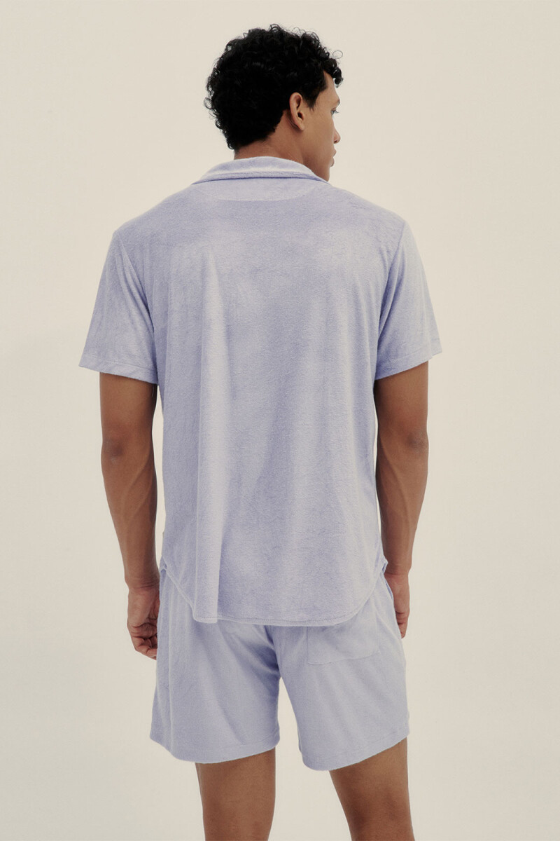 TOWEL CAMP-COLLAR SHIRT Lavander