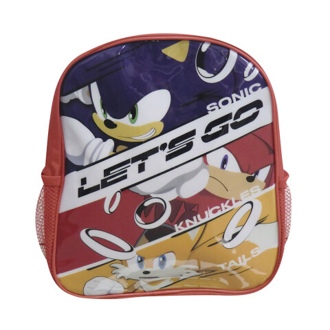 Mochila Infantil Sonic Chica 30 x 24 cm U