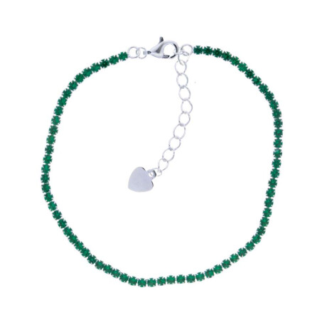 Pulsera De Plata 925 Con Circonias