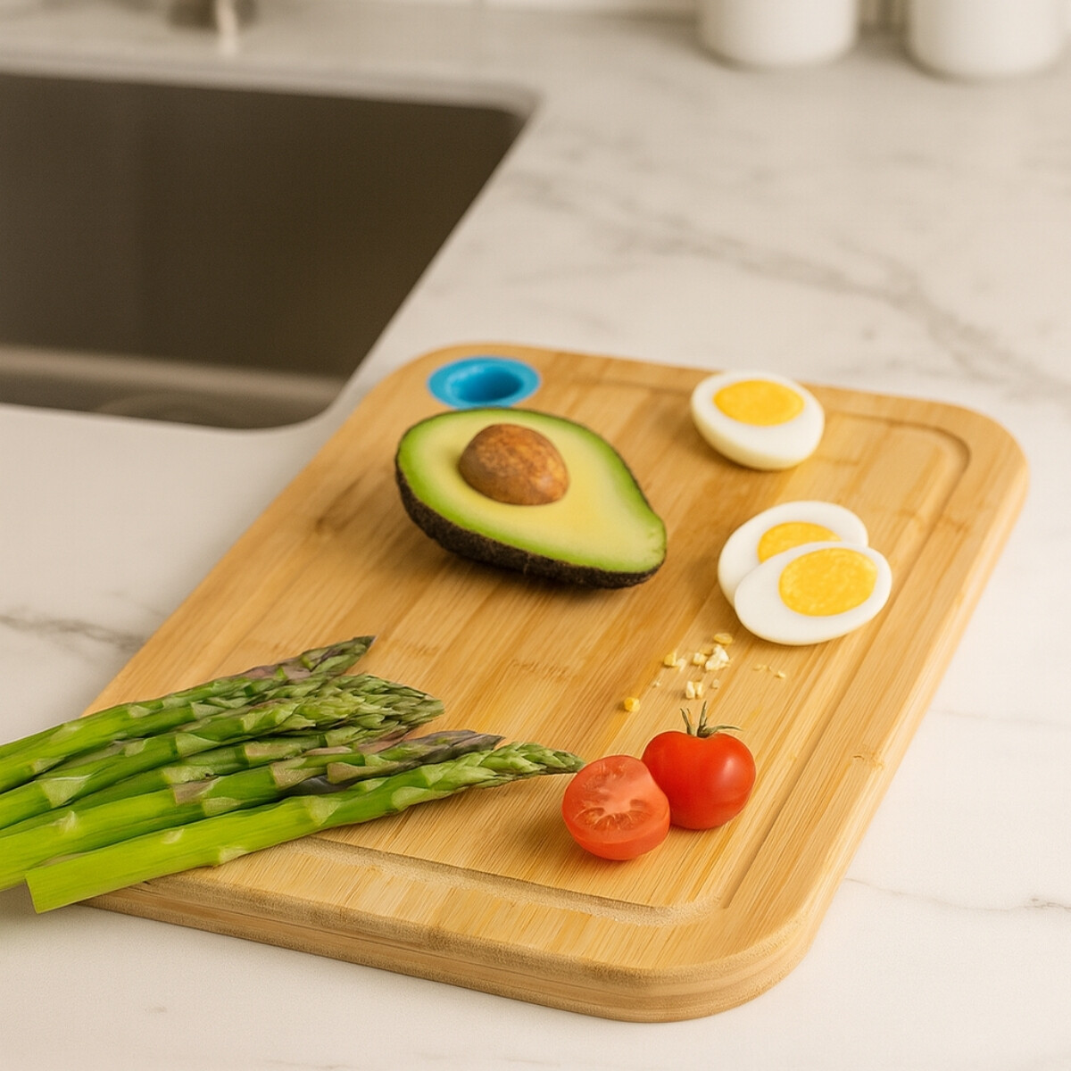 Tabla corte bamboo 40 x 28 cm Ibili 