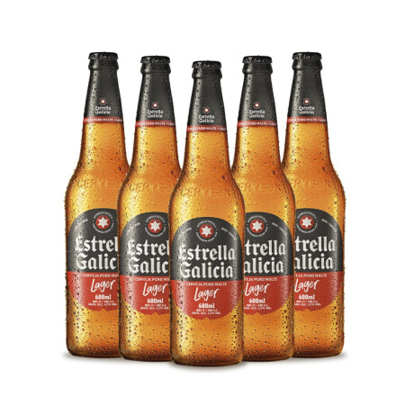 Cerveza Estrella Galicia Botella 12 unidades 600 ml