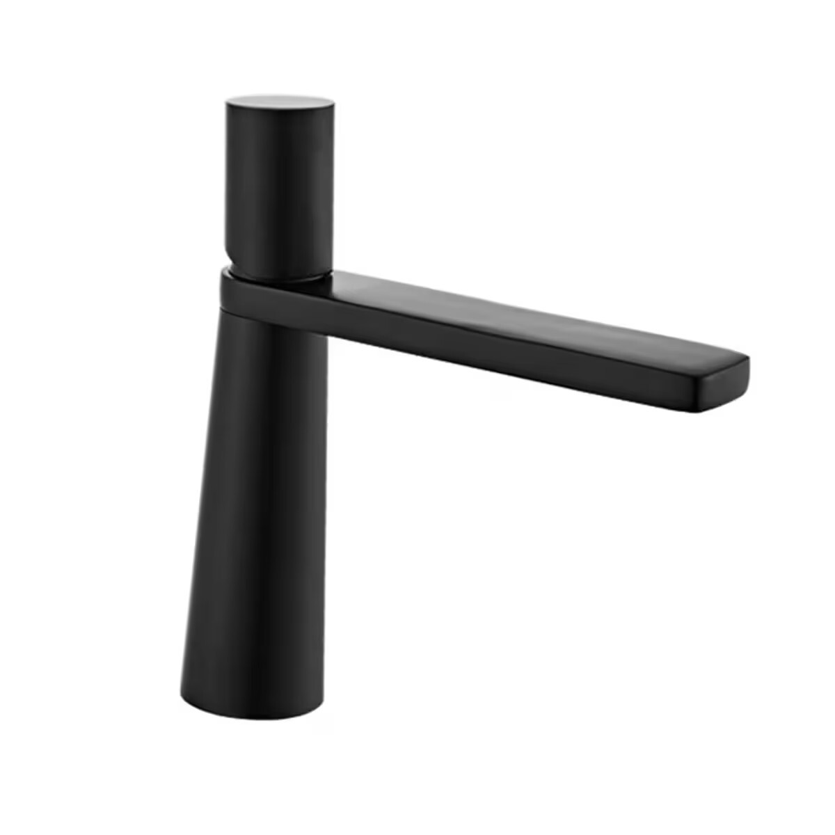 Griferia De Lavatorio Monocomando Bajo De Mesada Marbella Negro Mate 