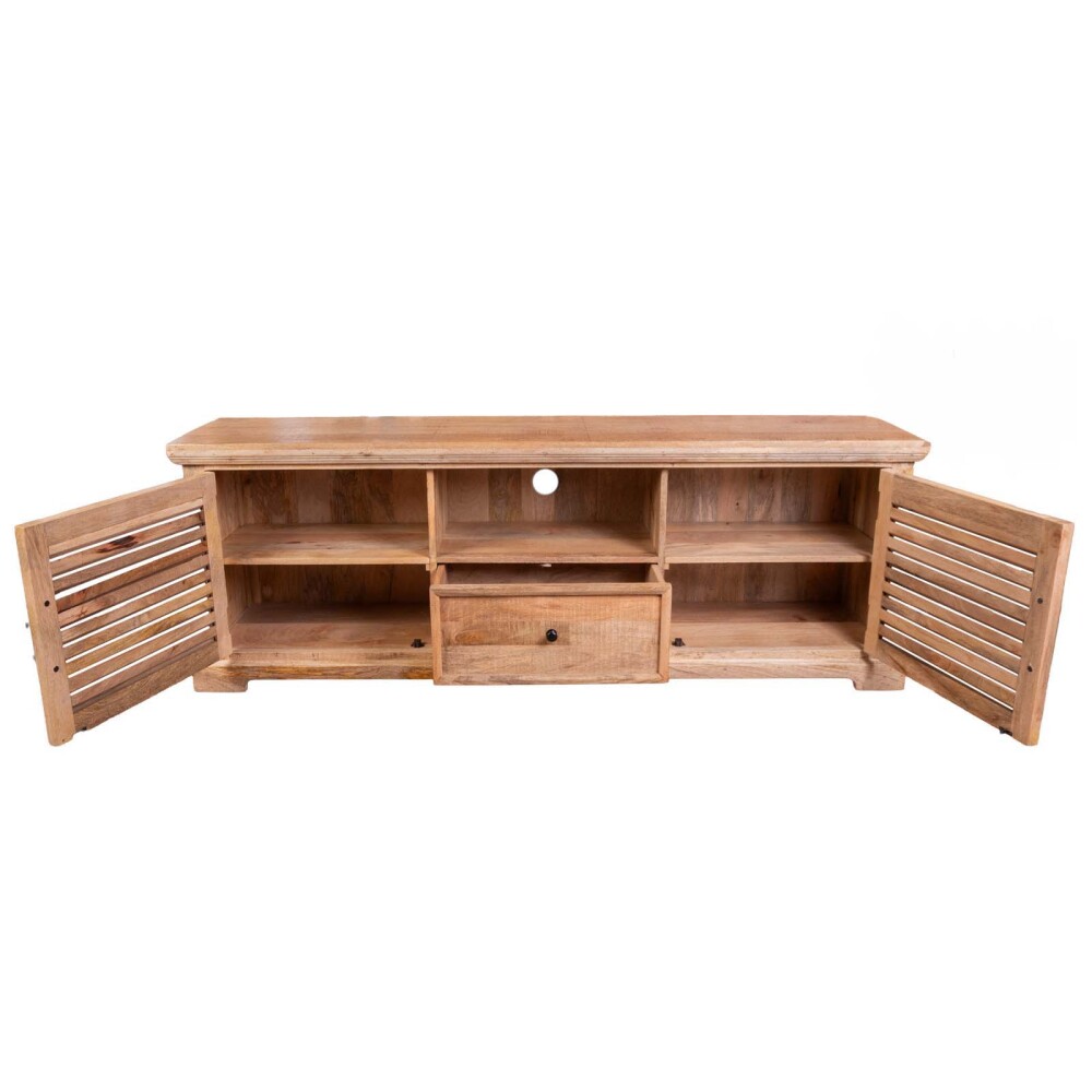 RACK PARA TV MADERA-DE-MANGO NATURAL-BEIGE JUSTINO NATURAL