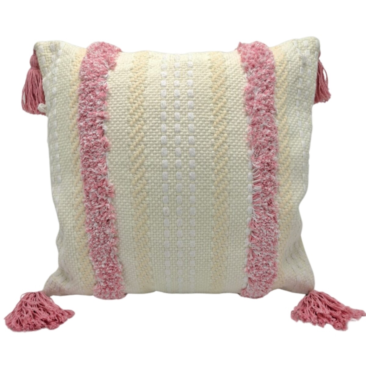 Almohadones con Decorado en Colores - Rosa 