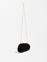 Clutch De Fiesta Ovalado negro
