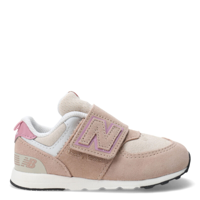 Championes Infantiles New Balance New B-574 Camel - Beige - Rosado