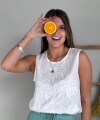 Blusa Palm blanco