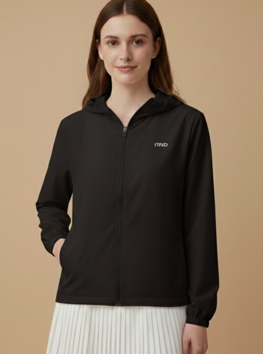 Campera Impermeable. - Negro 