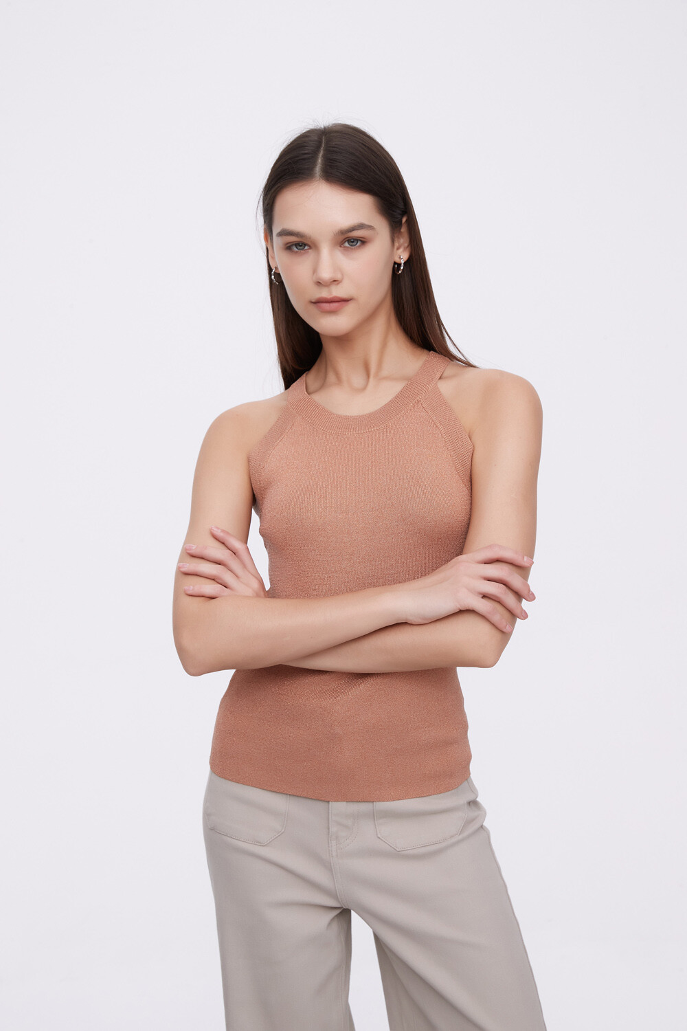 Musculosa Parker Beige