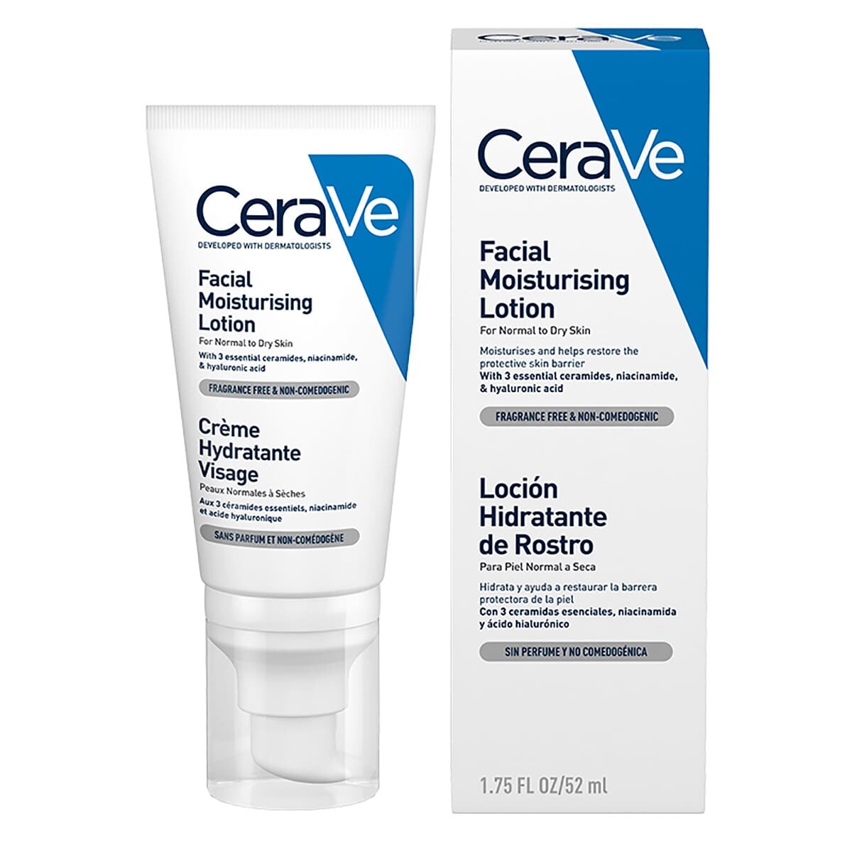 Loción Hidratante de Rostro PM CeraVe Noche 52 ML 