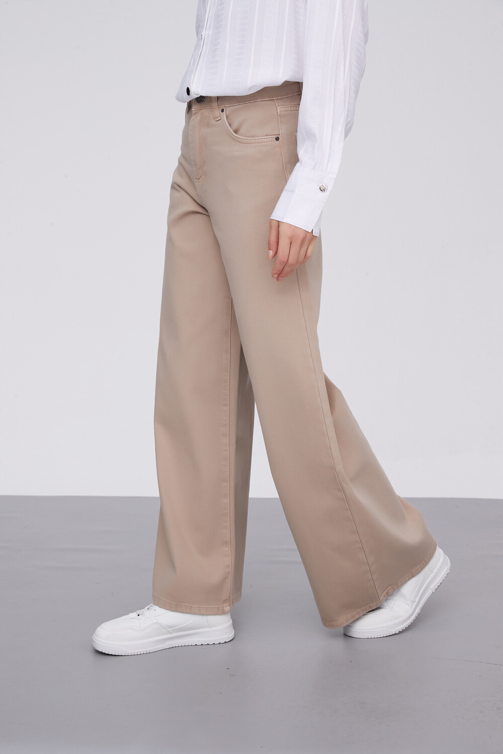 Pantalon Eddy Beige Oscuro