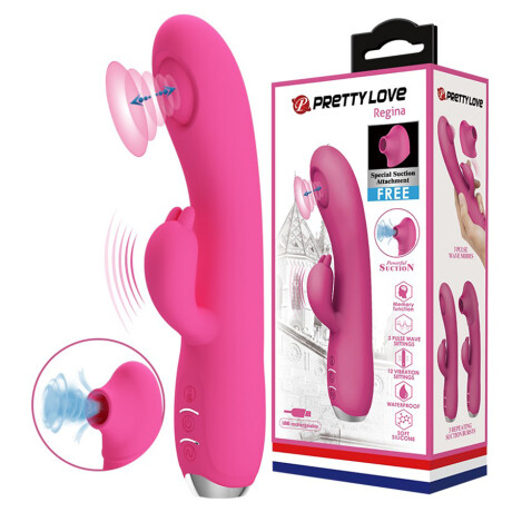 Regina Pretty Love Vibrador Pulsaciones Succión Rosa