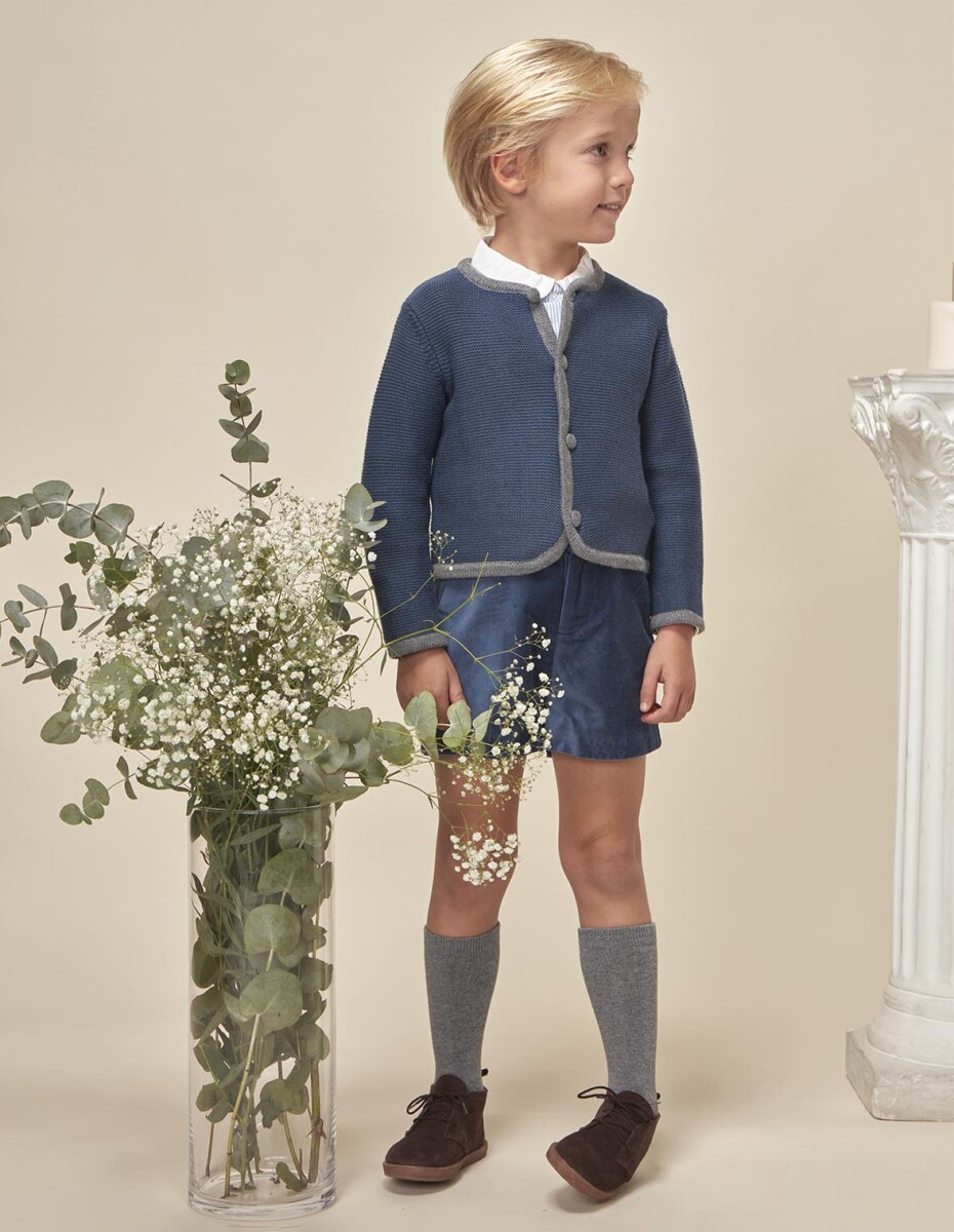 Chaqueta Tipo Austria - Azul Medio Oscuro 