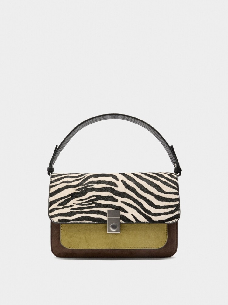 Bolso Bandolera Detalles De Piel lima