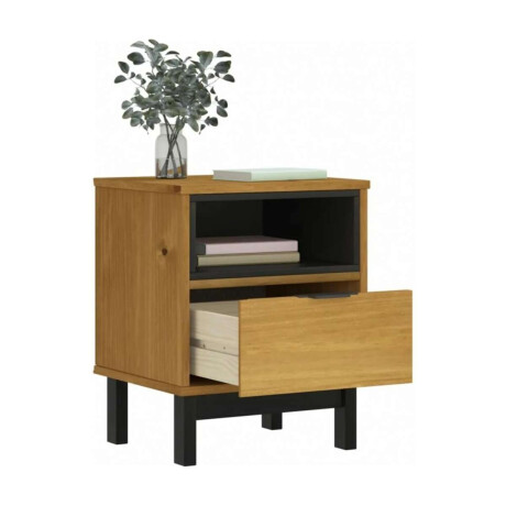Mesa De Luz Madera 1 Cajion Linea Denise