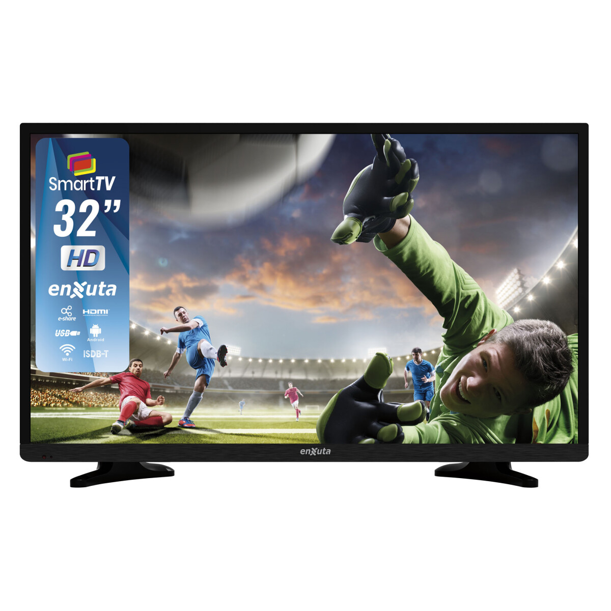TV LED SMART ENXUTA - 32-PULGADAS LEDENX1232SDF2KA 