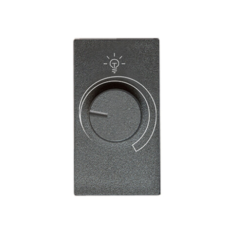 Módulo dimmer rotativo 220V 800W - Duomo grafito C56118