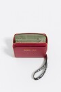 CARTERA SOLAPA PIEL Rojo
