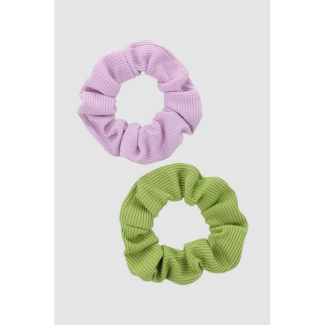 Pack x2 scrunchies textura Variante unica