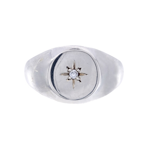 Anillo de plata 925 y circonia, Pinky Promise. Anillo de plata 925 y circonia, Pinky Promise.