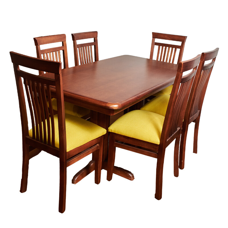 Juego de Comedor Pata de Gallo Peineta 6 Sillas Juego de Comedor Pata de Gallo Peineta 6 Sillas