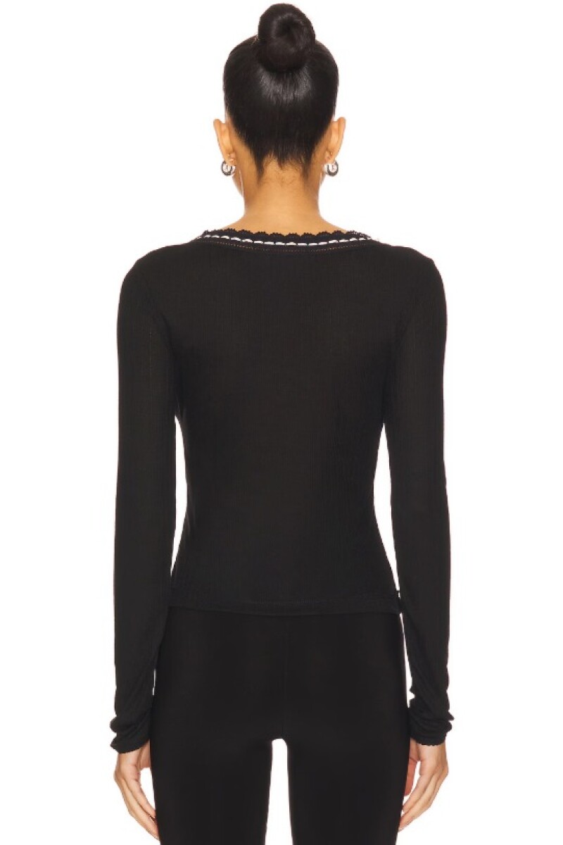 ONLY YOU LONG SLEEVE Negro