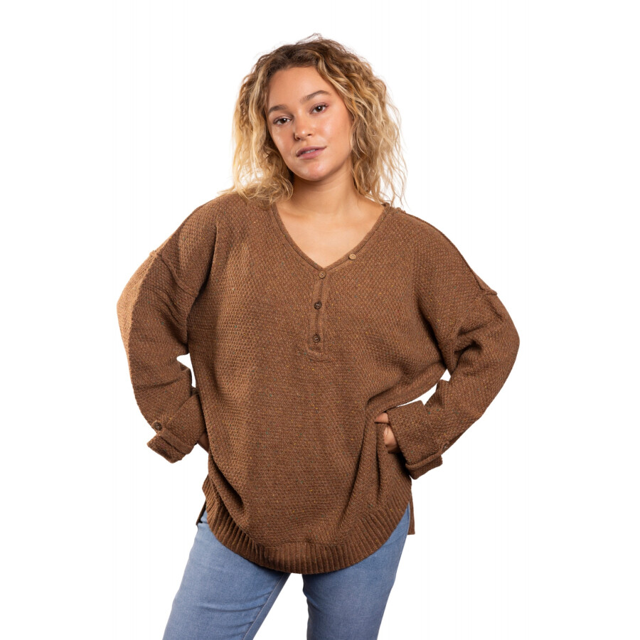 CHERRY SWEATER BROWN