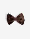 Hebillas Francesas Moño Hebilla Francesa Moño Suede - Marron Chocolate