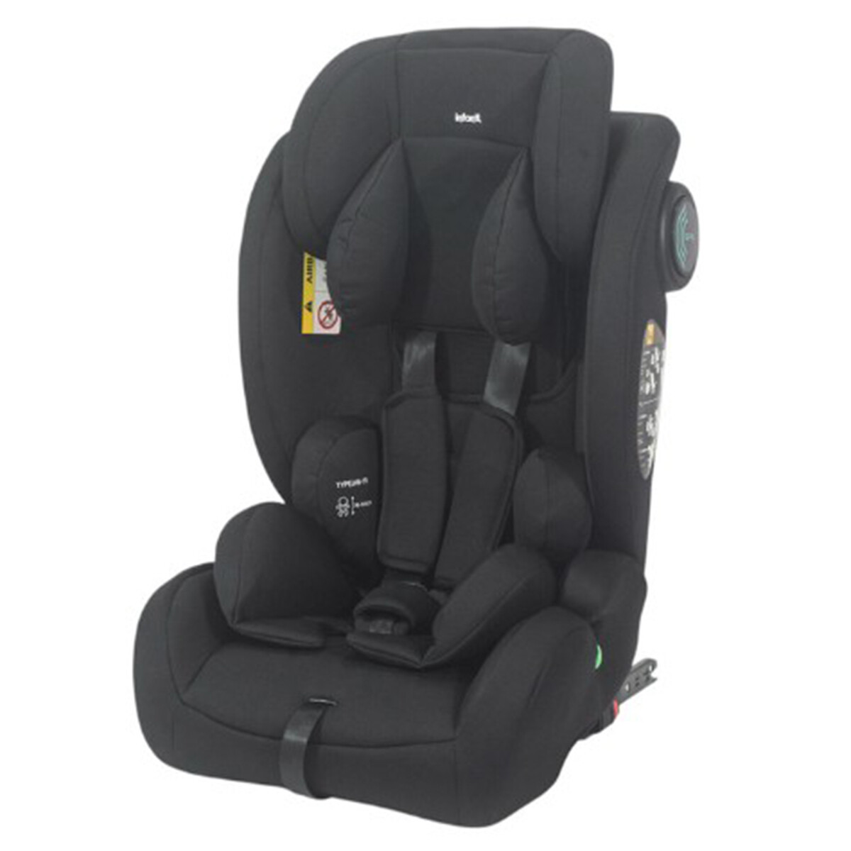Booster con respaldo Dina INFANTI - Negro 