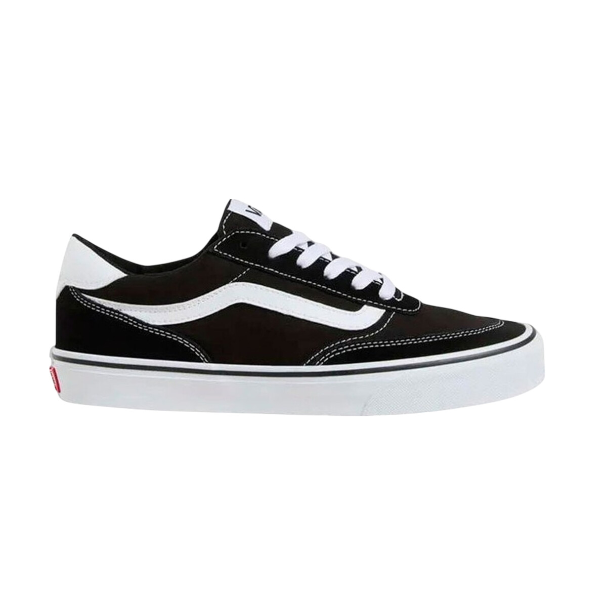 CHAMPION HOMBRE VANS BROOKLYN LS - Black & White 