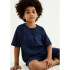 CAMISETA MM MASC AZUL ESCURO