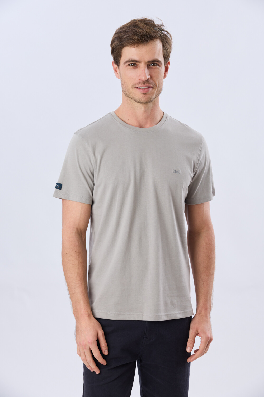 REMERA BÁSICA DE ALGODÓN Khaki