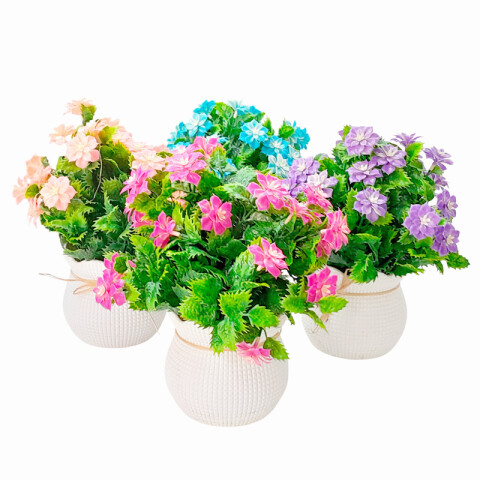 Bouquet de flores en jardinera decorativa Bouquet De Flores En Jardinera Decorativa