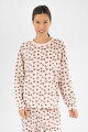 Pijama flor leopard Lila