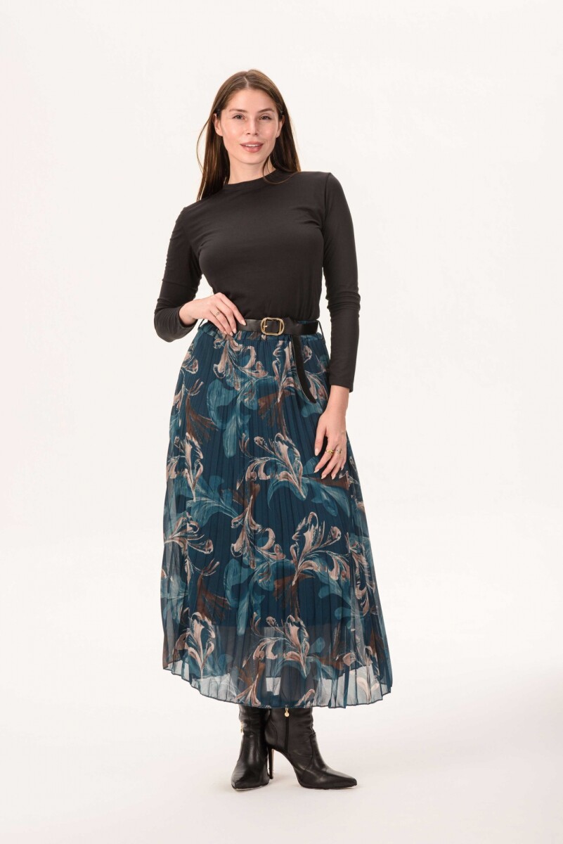 Falda Matilde - azul 