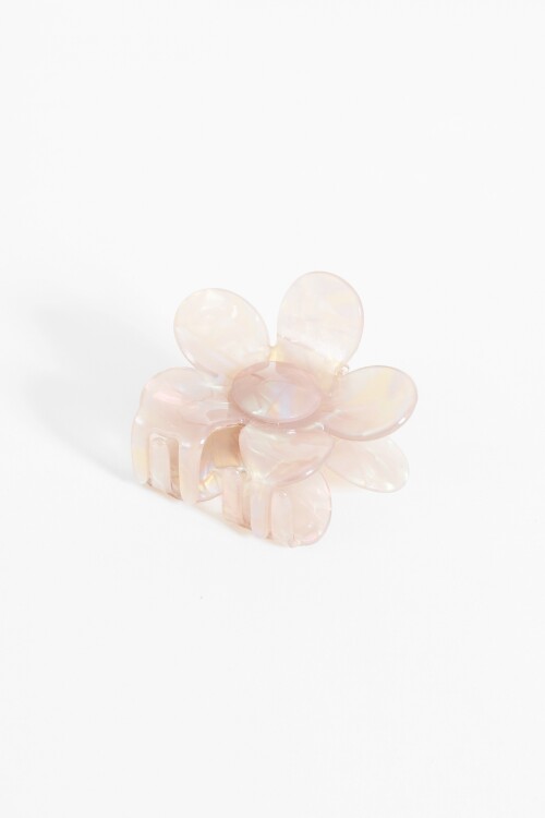 Broche flor blanco