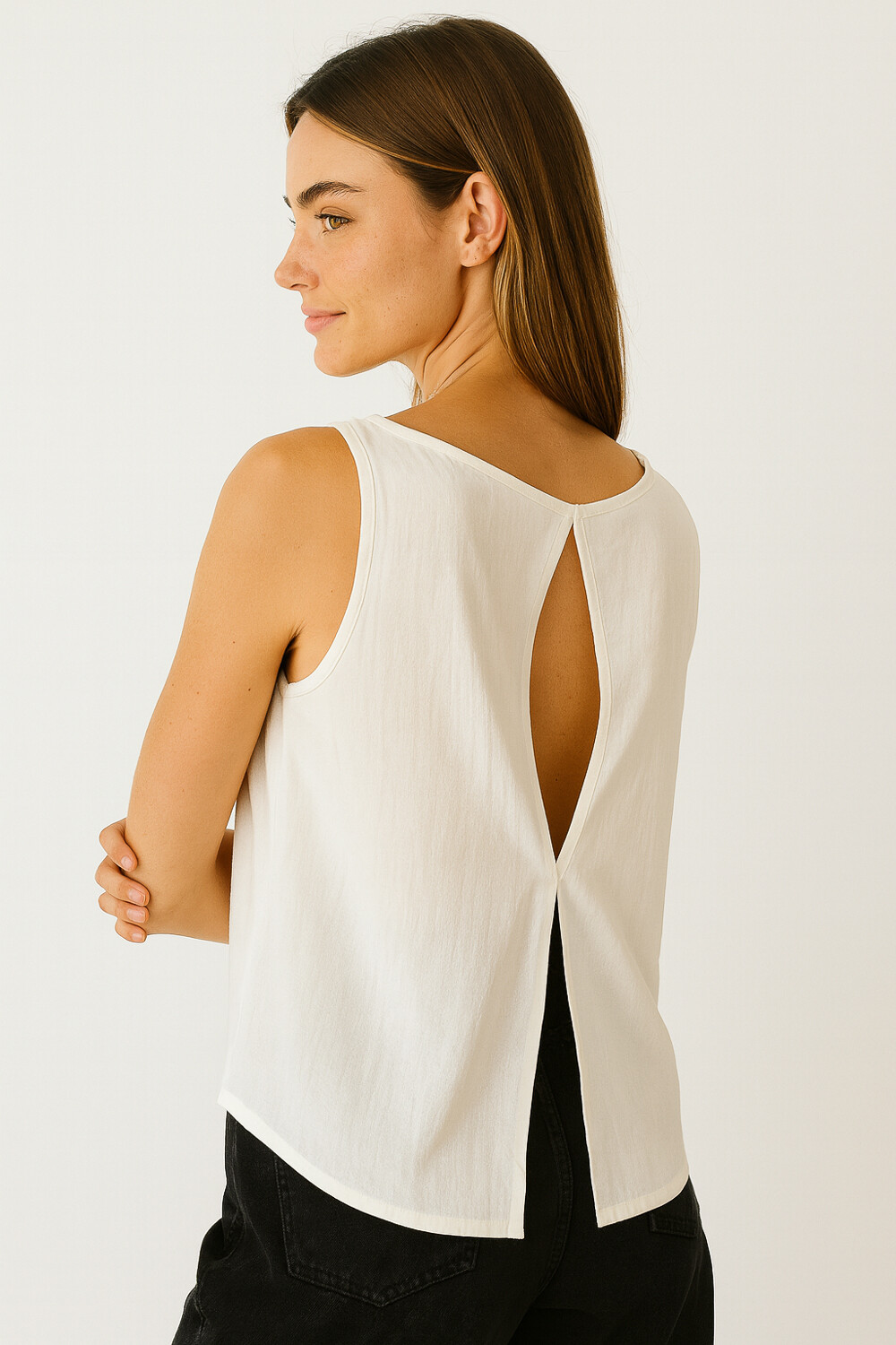 Tops Vexil Marfil / Off White
